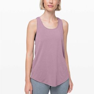 Lululemon Pink Mauve Love Tank with Pleated Back 6